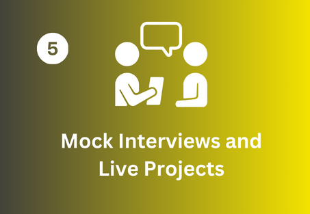 Mock Interviews and Live Projects