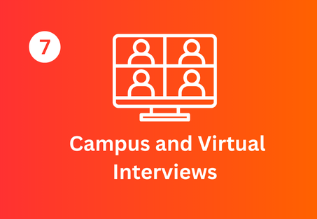  Campus and Virtual Interviews